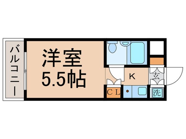 ルーブル新宿西落合　３０６号室の物件間取画像